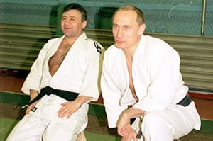Arkadi Rotenberg şi preşedintele Putin