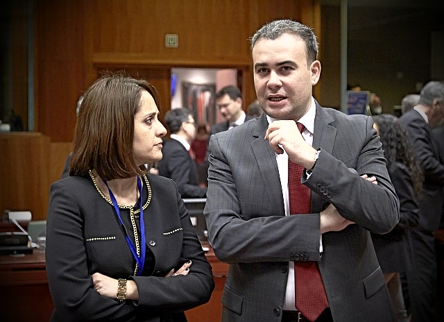 Ministrul Darius Vâlcov la reuniunea ECOFIN