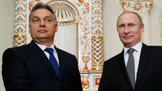 cordul pentru centrala de la Paks a fost semnat cu ocazia vizitei lui Vladimir Putin la Budapesta, în februarie 2015