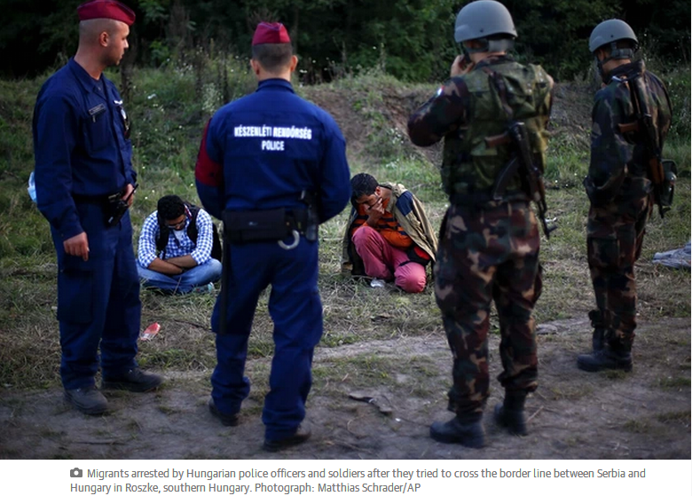 refugiati arestati granita ungaria