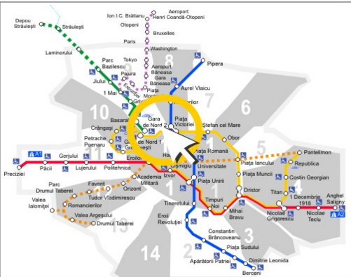 harta metrou
