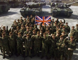 british troops