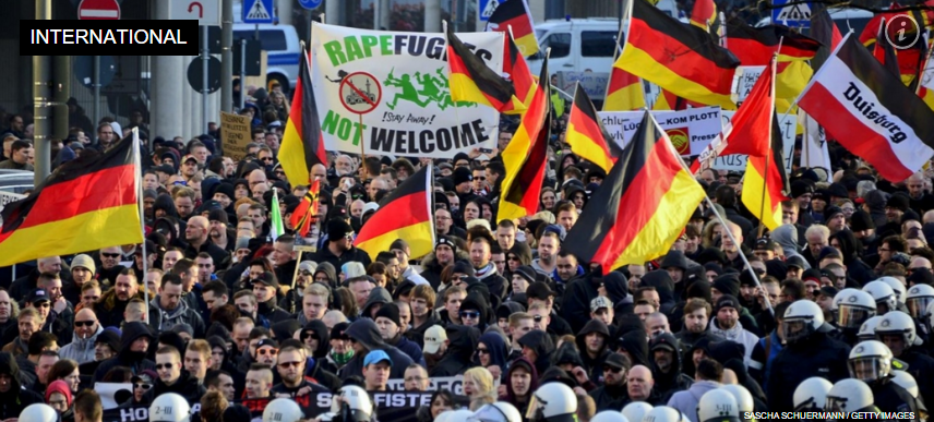 proteste refugiati germania pegida