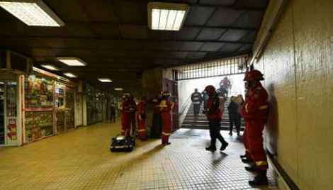 metrou incident fum incendiu izolatie pompieri