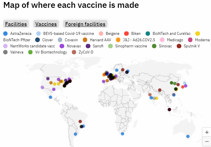harta fabrici vaccin
